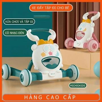 Xe tập đi 2009,xe đẩy cho bé tập đi chống lật đa năng có trò chơi có nhạc, an toàn cho bé tâp đi