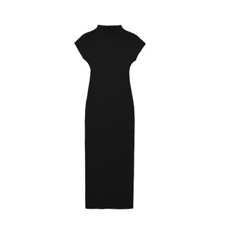 Đầm Zara made in Morocco Tay Ngắn Cổ Tròn Chất Liệu cotton 4 chiều co dãn