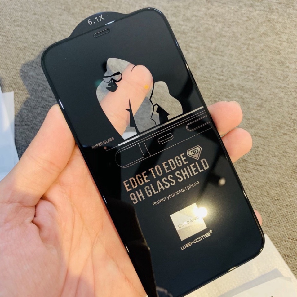 Kính cường lực iphone KingKong 3D full màn WK Wekome cho ip 17 17 pro 16 16 pro max 7 8 plus x xr xs 11 12 13 14 pro max