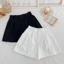 Quần Short Đũi Cạp Chun Siêu Xinh Quần Đùi Ống Rộng Dáng Váy Chất Đũi Hàn Cao Cấp Siêu Xinh M106