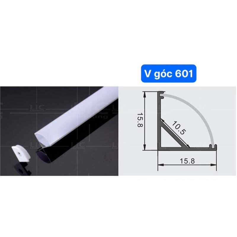 COMBO Đèn Led tủ bếp kèm cảm biến vẫy tay gắn thanh nhôm V, bộ đèn led đầy đủ phụ kiện kẹp nối đầy đủ | BigBuy360 - bigbuy360.vn