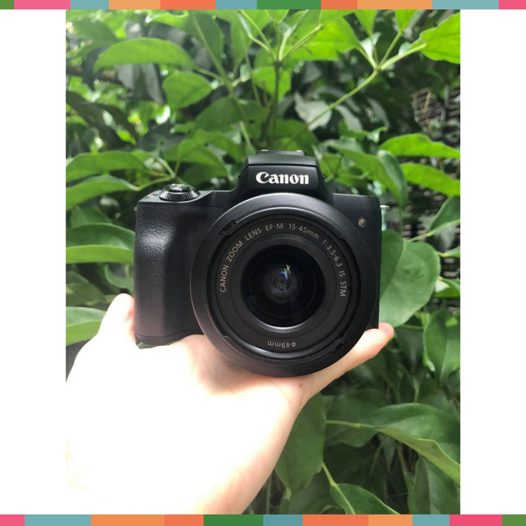 Máy ảnh Canon EOS M50 + Lens 1545mm + Hood Shopee Việt Nam