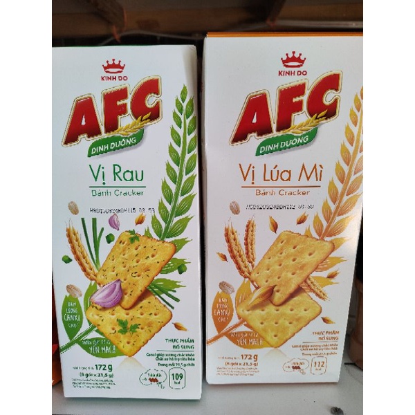 Bánh AFC 172g Vị Lúa Mì/ Rau Củ | Shopee Việt Nam