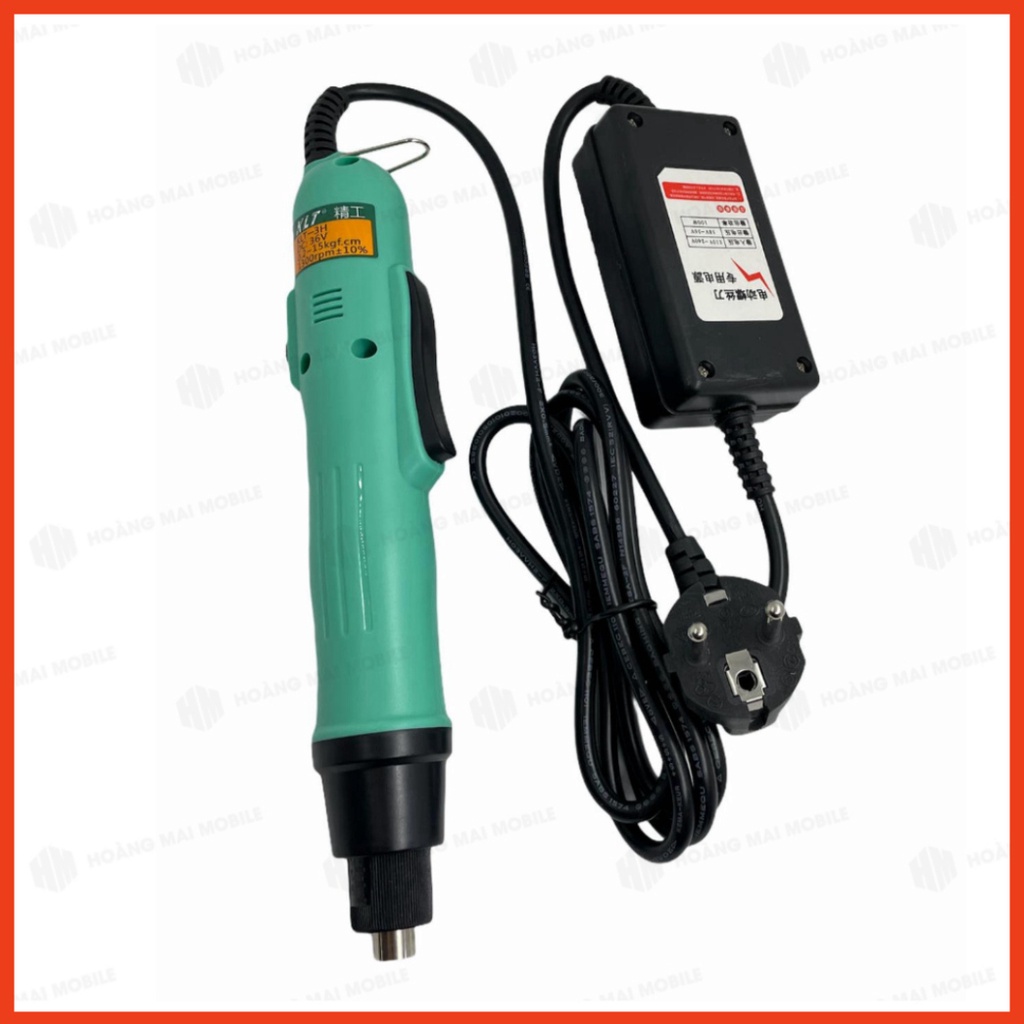 Bộ tô vít điện KLT 3H dùng tháo siết ốc điện thoại đều lực, hạn chế toét đầu ốc, 1 tay vít và Adapter
