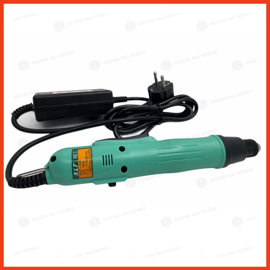Bộ tô vít điện KLT 3H dùng tháo siết ốc điện thoại đều lực, hạn chế toét đầu ốc, 1 tay vít và Adapter