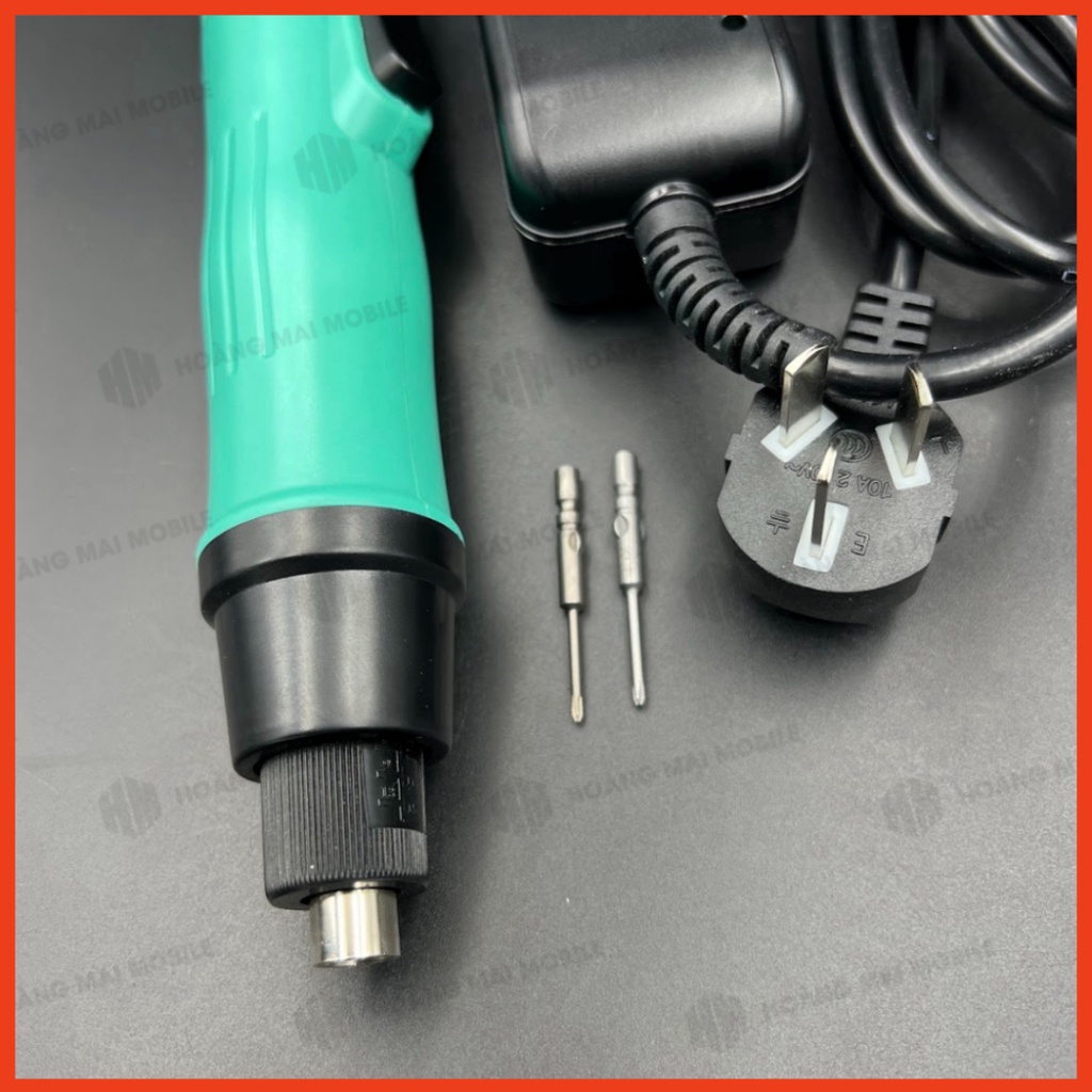 Bộ tô vít điện KLT 3H dùng tháo siết ốc điện thoại đều lực, hạn chế toét đầu ốc, 1 tay vít và Adapter