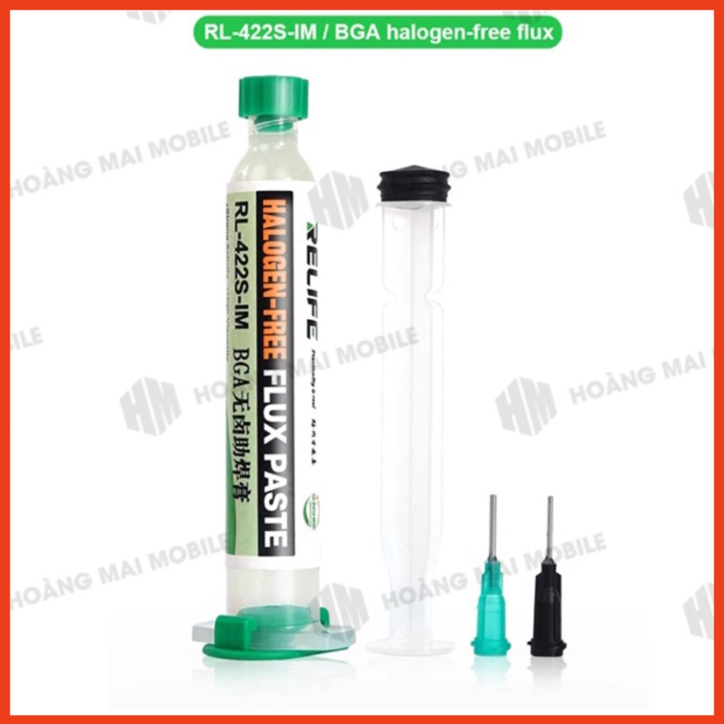 Mỡ hàn RELIFE RL-422S 10cc không chì không halogen