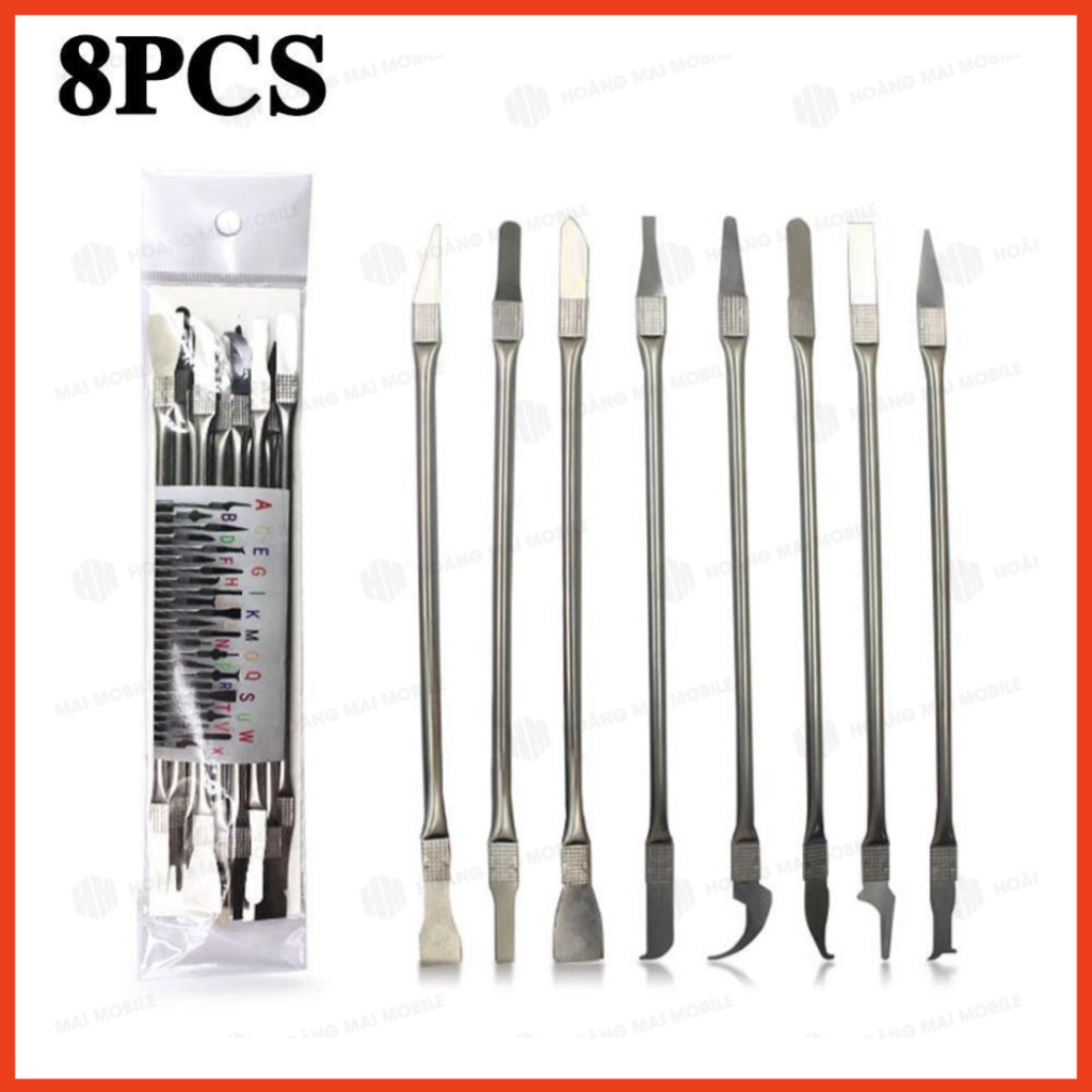Bộ dao đục tách ic vệ sinh keo 8 cái 16 đầu