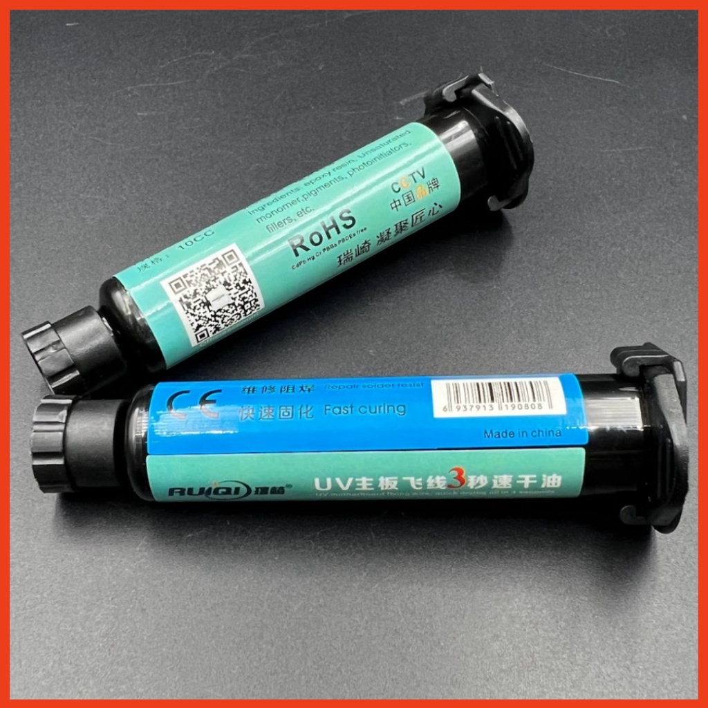 Keo UV RUIQI 3SH948 10cc phủ bảo vệ, cố định, cách điện mối hàn, khô nhanh 3 giây