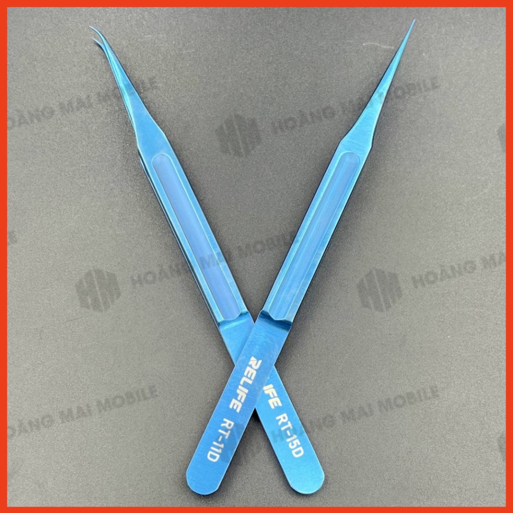 Panh nhíp RELIFE RT-11D titan dùng kẹp nối dây, gắp linh kiện