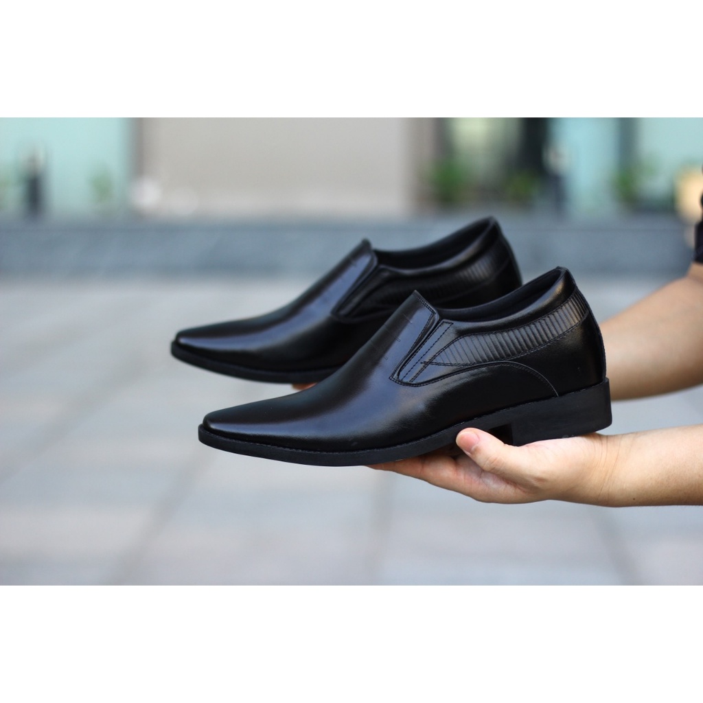 Giày công sở nam da bò tăng cao 6cm SEN 63