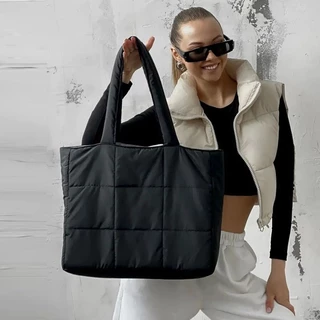 Túi tote phao túi chần bông đeo vai tote size lớn hottrend thời trang nam nữ rẻ đẹp