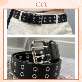 Thắt lưng bản to. thắt lưng bấm lỗ. belt cá tính, nịt phong cách
