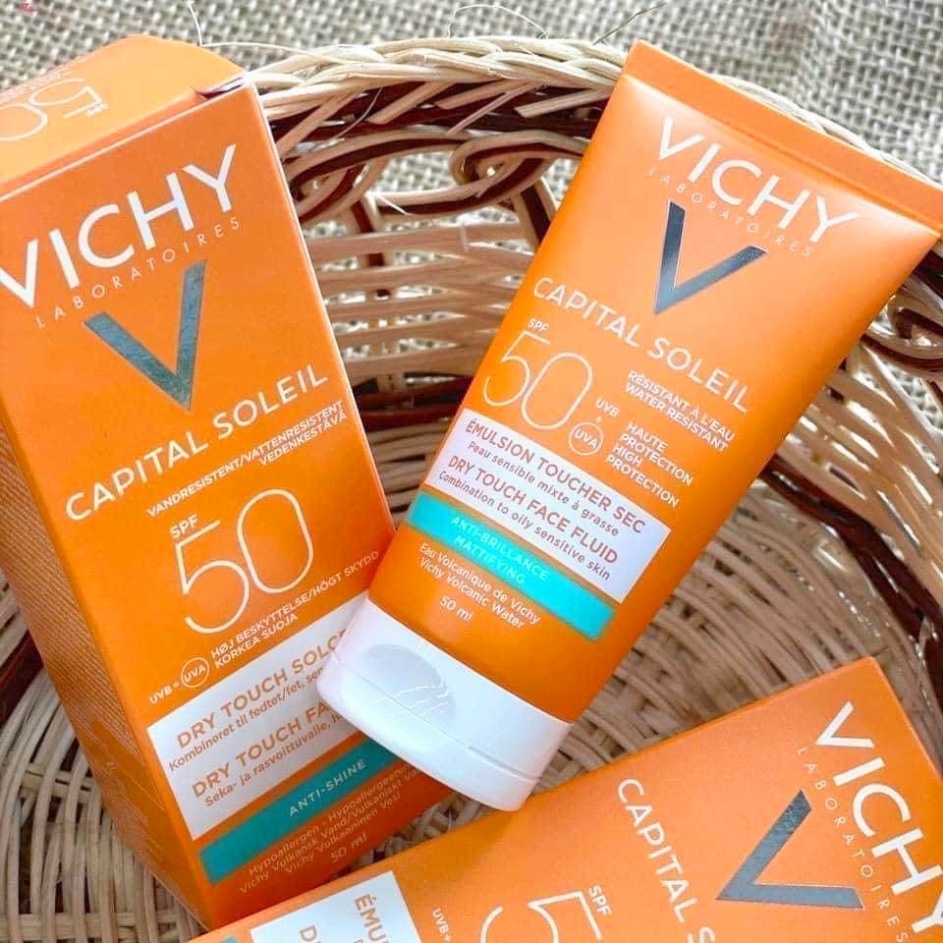 Kem Chống Nắng Vichy Capital Soleil SPF50+ Dry Touch Dành cho da dầu 50ML - KYK