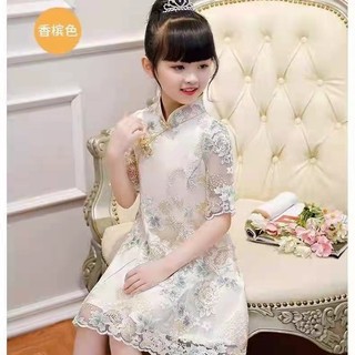 Đầm Hán Phục Phong Cách Trung Hoa Xinh Xắn Cho Bé Gái giwanglz.vn08.88