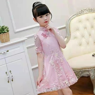 Đầm Hán Phục Phong Cách Trung Hoa Xinh Xắn Cho Bé Gái giwanglz.vn08.88