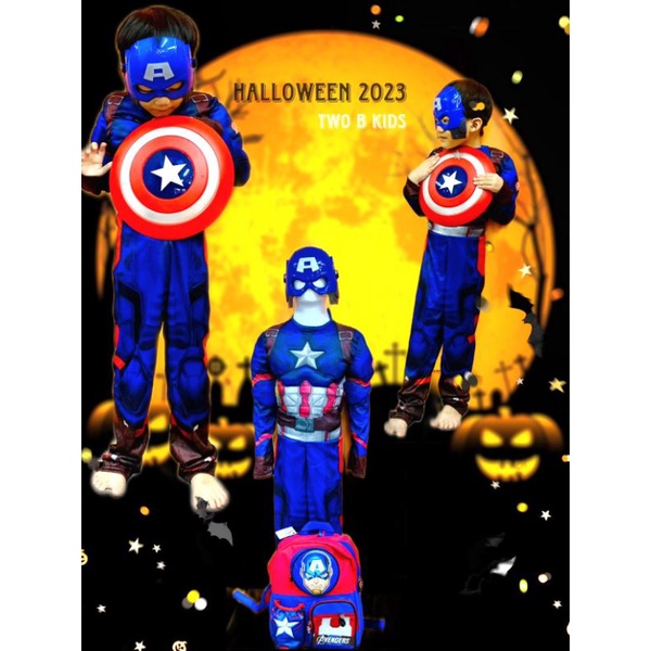 bộ cosplay Captian cơ bắp