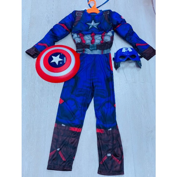 bộ cosplay Captian cơ bắp