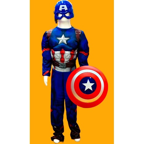 bộ cosplay Captian cơ bắp