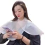 Bạt Choàng Hàn Quốc Nhuộm Tóc Bằng Vải Không Dệt Chống Nước Dầu Dùng Một Lần (Túi 50cái)