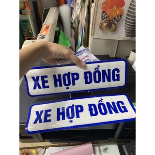 (1 cái) tem decal dán xe hợp đồng decal phản quang loại 1 cao cấp thị trường