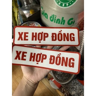 (1 cái) tem decal dán xe hợp đồng decal phản quang loại 1 cao cấp thị trường