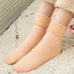 Tất, vớ nữ lót lông mềm mịn cổ cao cực ấm giữ nhiệt mùa đông