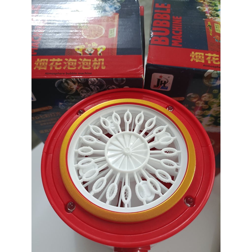 Đồ chơi máy bắn bong bóng cao cấp, 20 lỗ tạo bóng mạnh mẽ