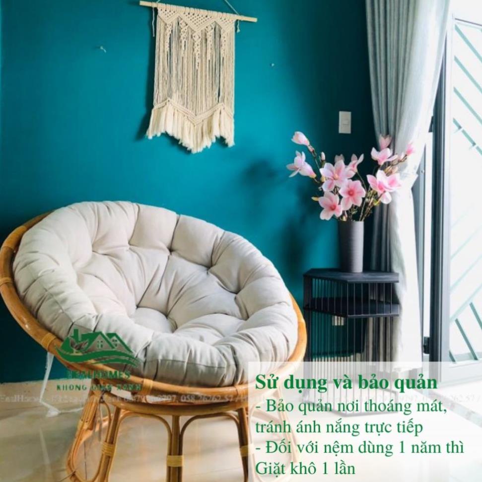 HealHomes - Review Ghế lười thư giãn Papasan giả mây phòng ngủ cho bé 1m2