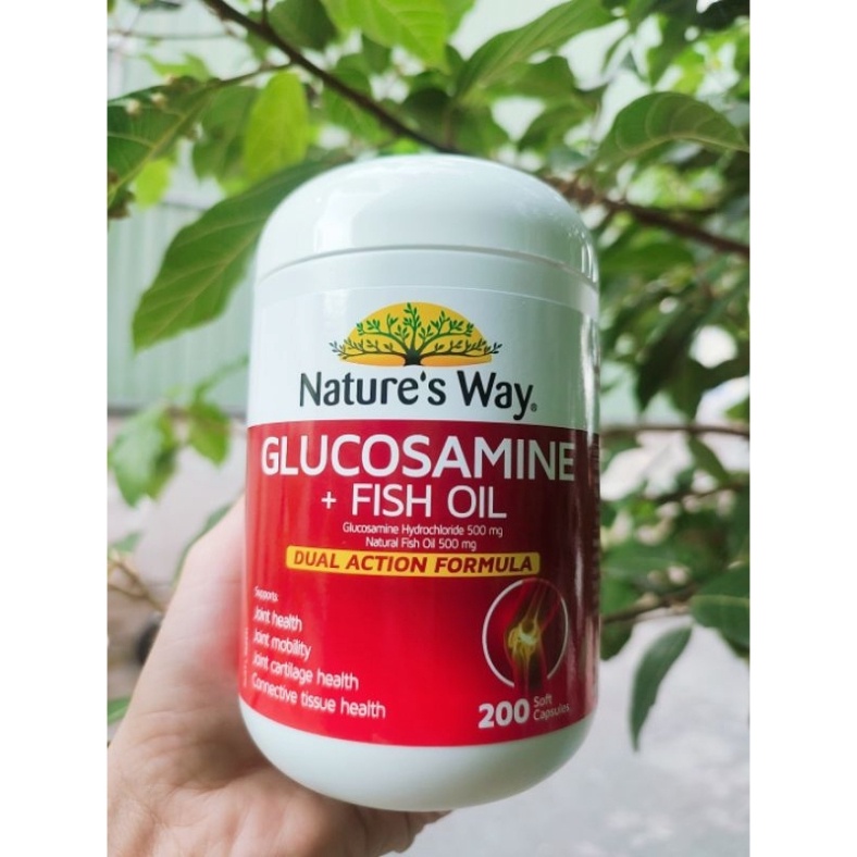 Viên Uống Hỗ Trợ Xương Khớp Glucosamin Kết Hợp Dầu Cá 𝐍𝐚𝐭𝐮𝐫𝐞'𝐬 𝐖𝐚𝐲