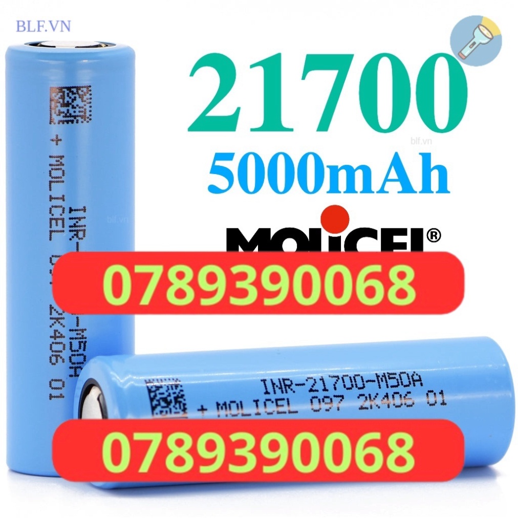 [P55] Pin Molicel 21700 M50A 5000mAh 15A INR-21700-M50A pin công nghiệp ...
