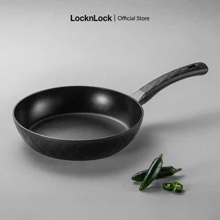 Chảo nhôm chống dính cao cấp Lock&Lock Salon Casserole màu đen có thể sử dụng bếp từ