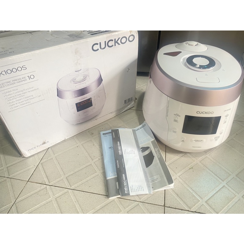 Nồi cơm điện tử áp suất Cuckoo 1.8 lít CRPPK1000S/P2PIVNCV (CHÍNH HÃNG