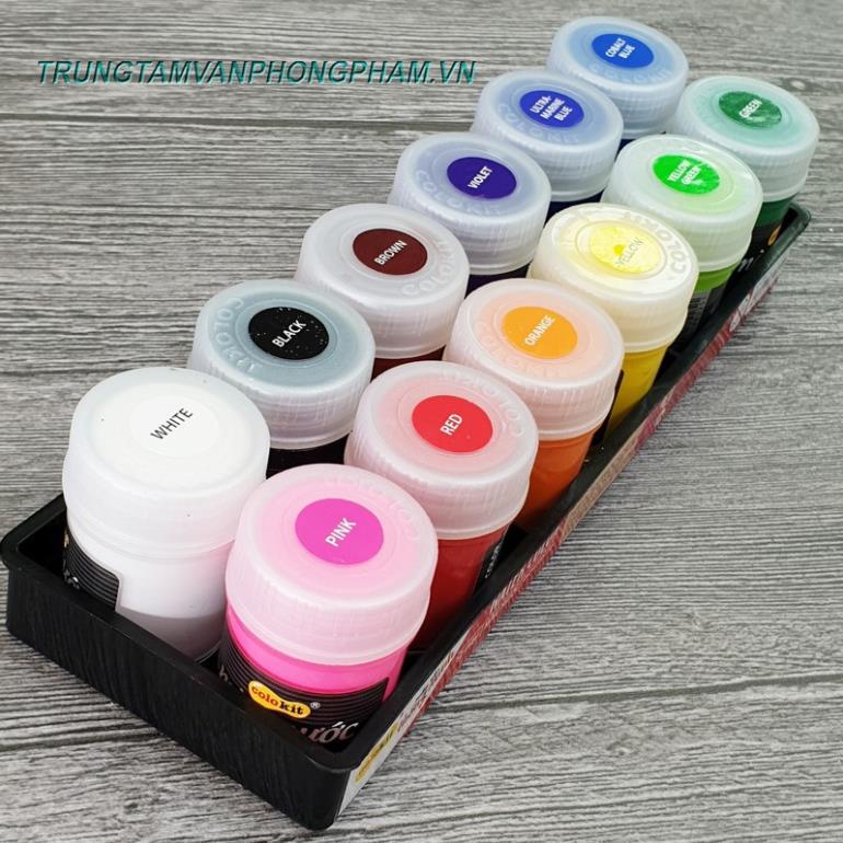 Màu nước Thiên Long Water Colorkit Waco-05 - NGUYÊN LỐC 12 MÀU | Shopee ...