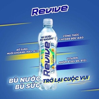 Thùng 24 Chai Nước Điện Giải Revive (500ml/chai)