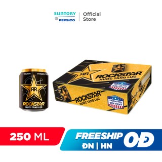 [SALE 15.7] Thùng 24 Lon Nước Tăng Lực Rockstar (250ml/lon)
