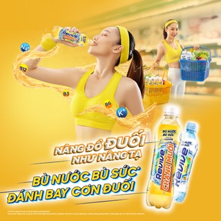 [SALE 15.7] Thùng 24 Chai Nước Điện Giải  Revive Chanh Muối (390ml/chai)