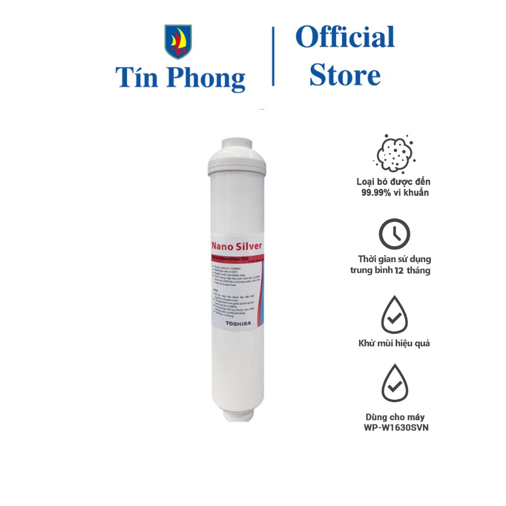 Ảnh Lõi lọc nước Toshiba 4 lõi chức năng - Thời gian thay lõi 12 tháng - Hàng chính hãng 2