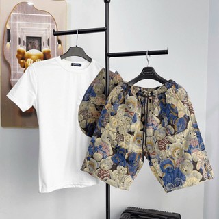 (HCM) SET ĐỒ NAM MẶC NHÀ ĐI CHƠI THỜI TRANG IN DẬP NỔI SIÊU HOT TÔN DÁNG PHONG CÁCH CHO NAM KME FASHION