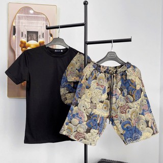 (HCM) SET ĐỒ NAM MẶC NHÀ ĐI CHƠI THỜI TRANG IN DẬP NỔI SIÊU HOT TÔN DÁNG PHONG CÁCH CHO NAM KME FASHION