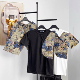 (HCM) SET ĐỒ NAM MẶC NHÀ ĐI CHƠI THỜI TRANG IN DẬP NỔI SIÊU HOT TÔN DÁNG PHONG CÁCH CHO NAM KME FASHION