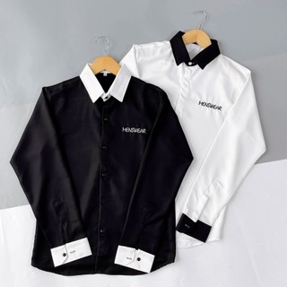 (HCM) ÁO SƠ MI NAM DÀI TAY PHỐI PHONG CÁCH HÀN - DỄ PHỐI ĐỒ HOT HIT CHO CÁC ANH EM KME FASHION