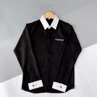 (HCM) ÁO SƠ MI NAM DÀI TAY PHỐI PHONG CÁCH HÀN - DỄ PHỐI ĐỒ HOT HIT CHO CÁC ANH EM KME FASHION