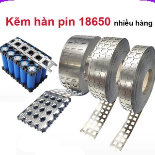 [Giá combo] (2 mét) Kẽm hàn Pin 18650 nhiều hàng (Pin ghép sát hoặc dùng khung Pin )