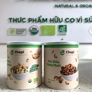 Hạt Điều Rang Muối Hữu Cơ Chapi 200g/ 350g - Xanhsam Natural & Organic