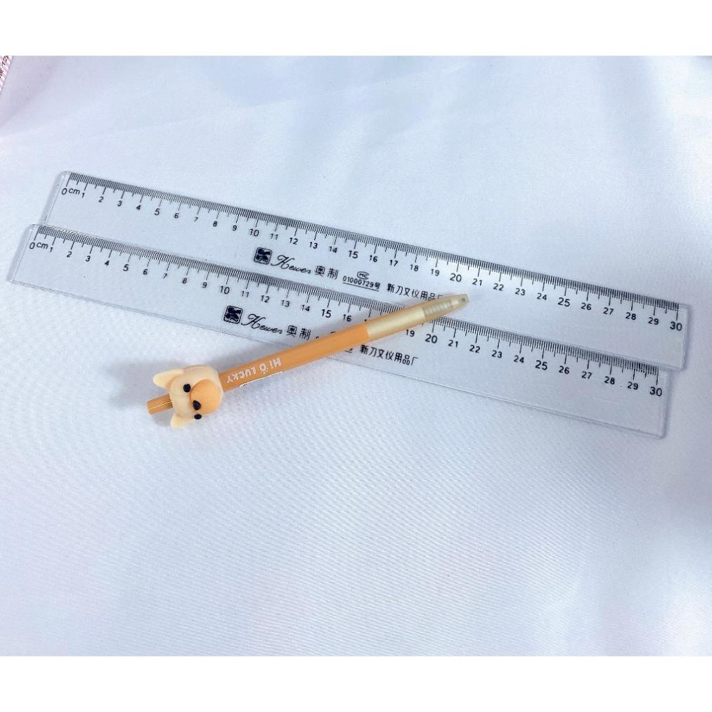 Thước kẻ 20cm/30cm kewen loại đẹp có khắc chống mờ | Shopee Việt Nam