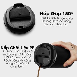 Bình giữ nhiệt Cafe 510ml khắc tên Fan House cốc nước giữ nhiệt 12h inox 304 vỏ chống xước