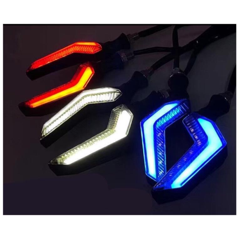 [1 đôi] Xi nhan chữ Z Trung quốc led đuổi audi gấp khúc cho xe điện 12v