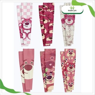Bao tay chống nắng cute, găng tay chống nắng cho bé, bao tay chống nắng gấu dâu lụa lạnh dễ thương