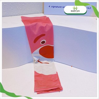 Bao tay chống nắng cute, găng tay chống nắng cho bé, bao tay chống nắng gấu dâu lụa lạnh dễ thương